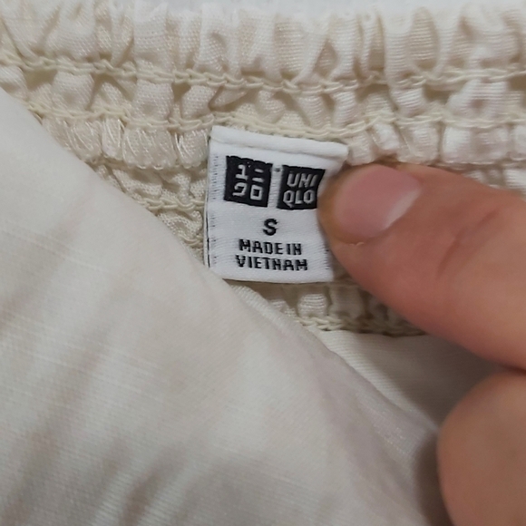 Uniqlo Cream Midi Dress, Size S - Picture 5 of 5